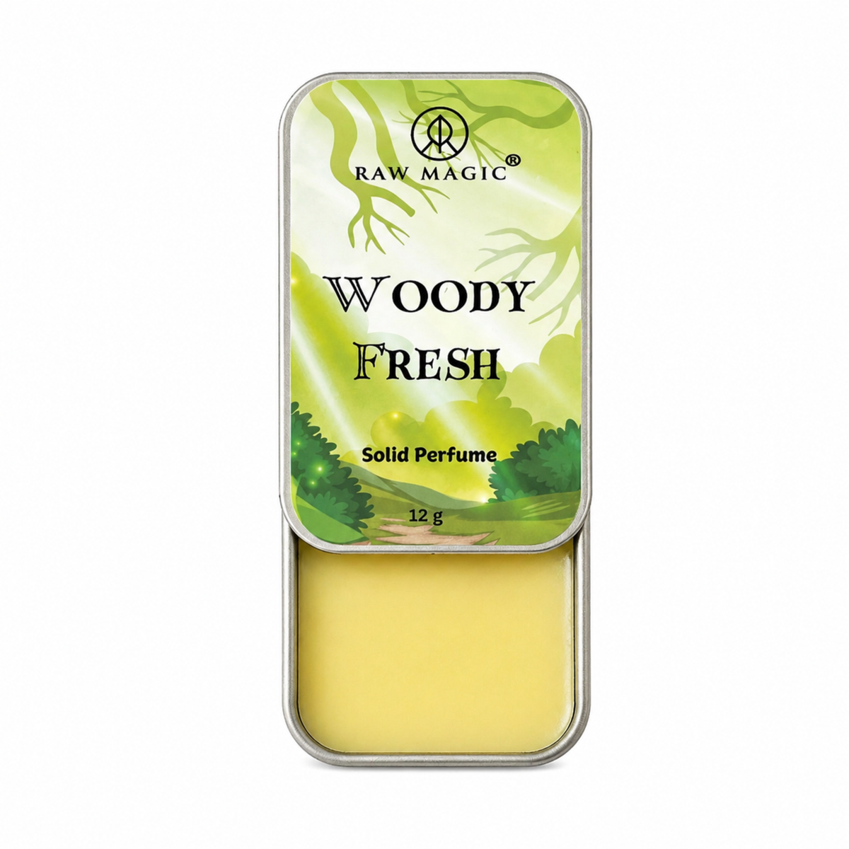 Solid Perfume Woody Fresh balm - Raw Magic