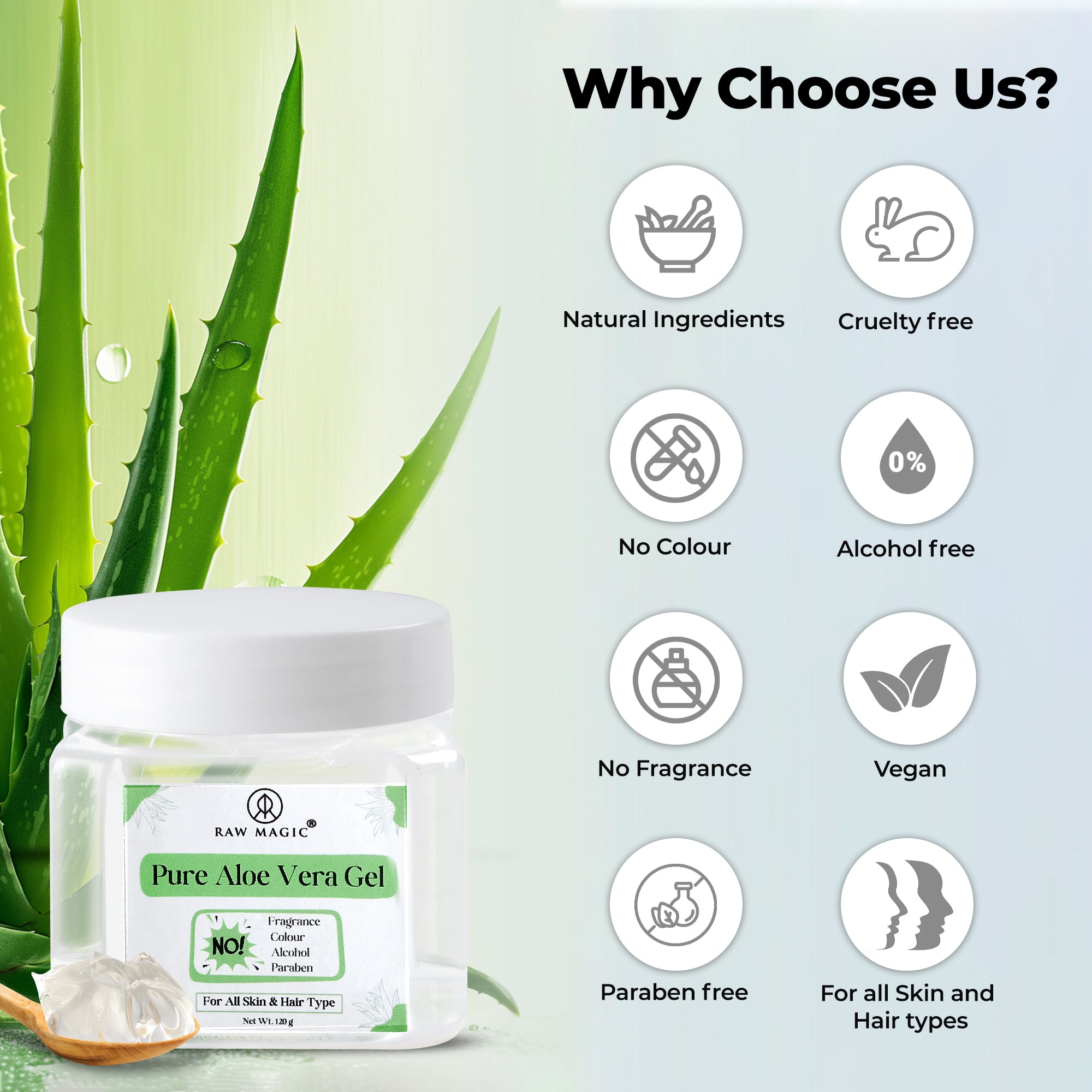 Aloe Vera Gel - Raw Magic