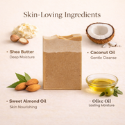 Sandalwood Cold Process Soap - Raw Magic